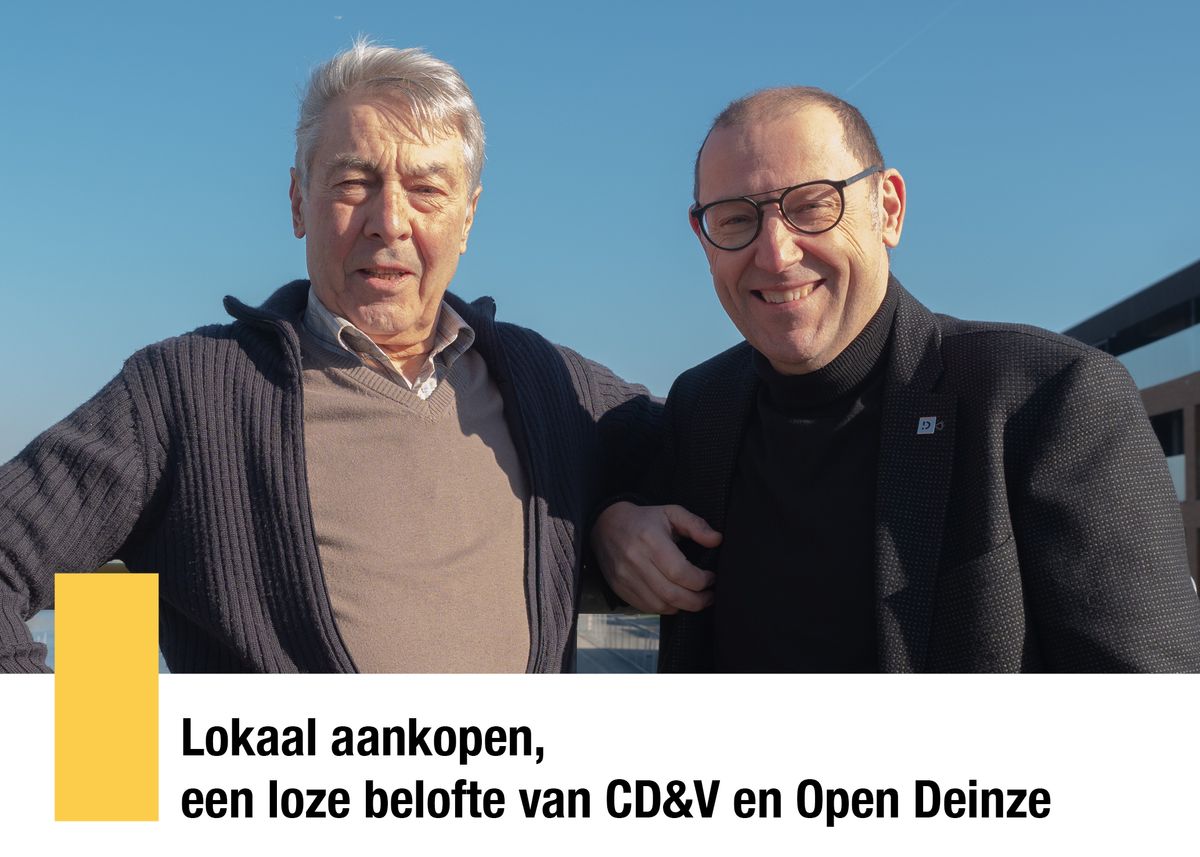 Lokaal aankopen, een loze belofte van CD&V en Open Deinze