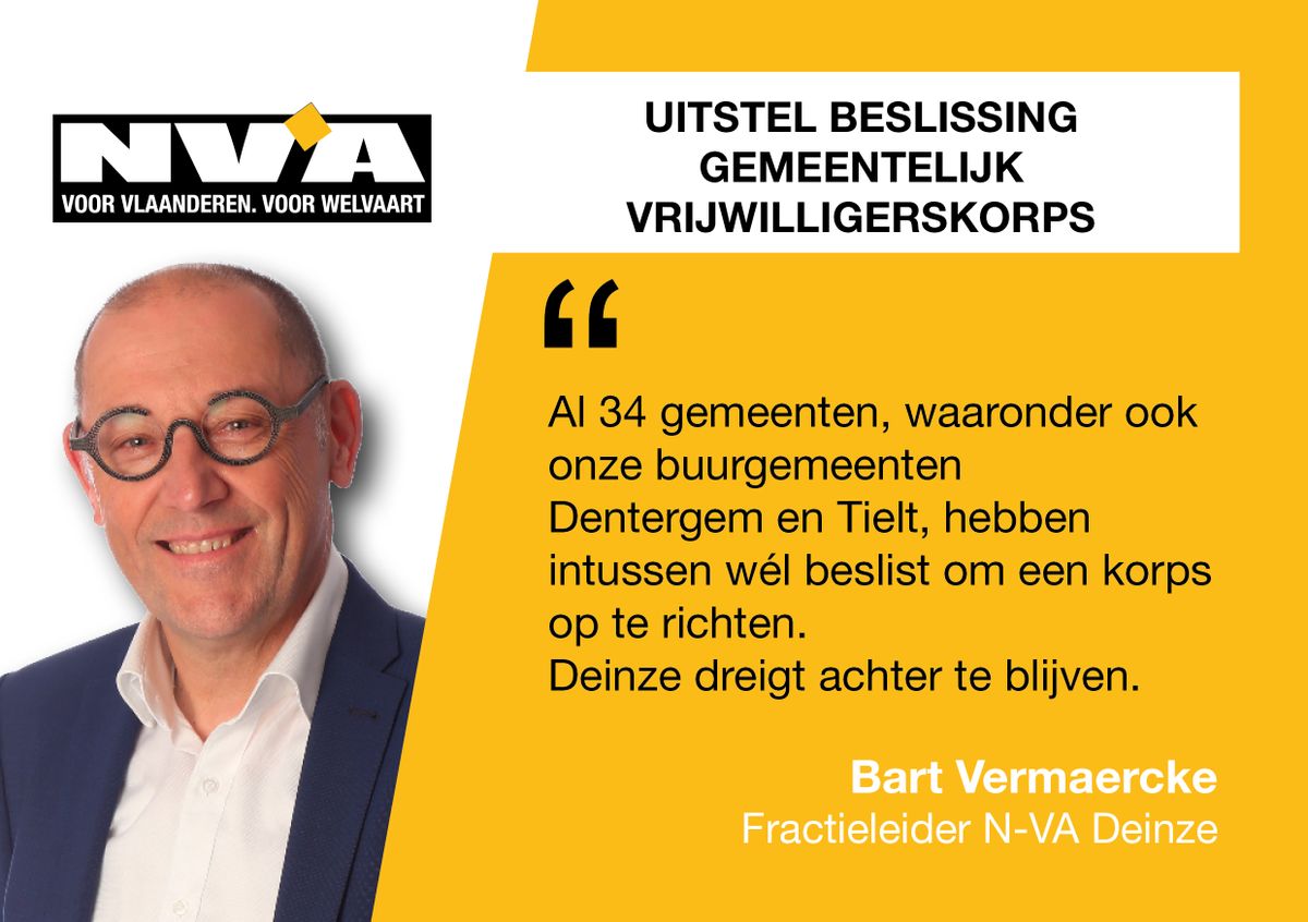 Voorstel tot oprichting van een gemeentelijk vrijwilligerskorps.
