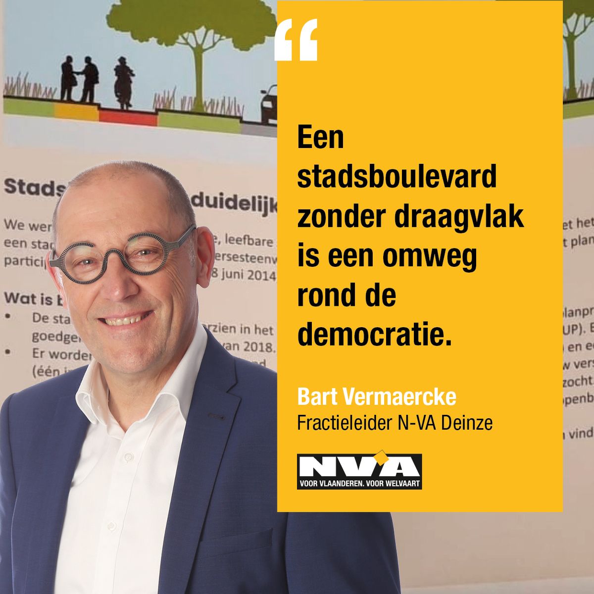 Een stadsboulevard zonder draagvlak is een omweg rond de democratie